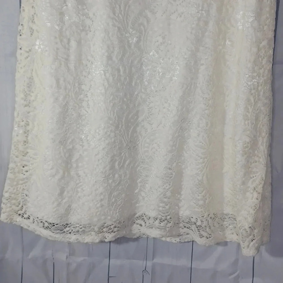 Tacera cream color lace dress - Picture 9 of 9